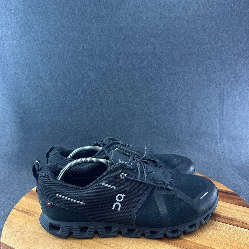 On Cloud 5 WP Waterproof Mens 11.5 Running Gym Training Shoes Black